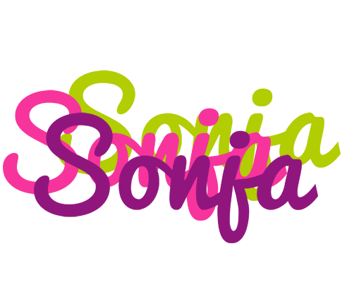 Sonja flowers logo