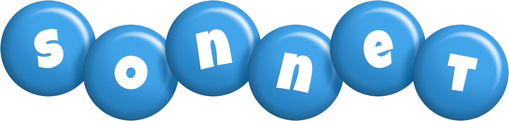Sonnet candy-blue logo