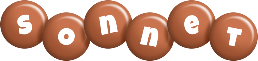Sonnet candy-brown logo