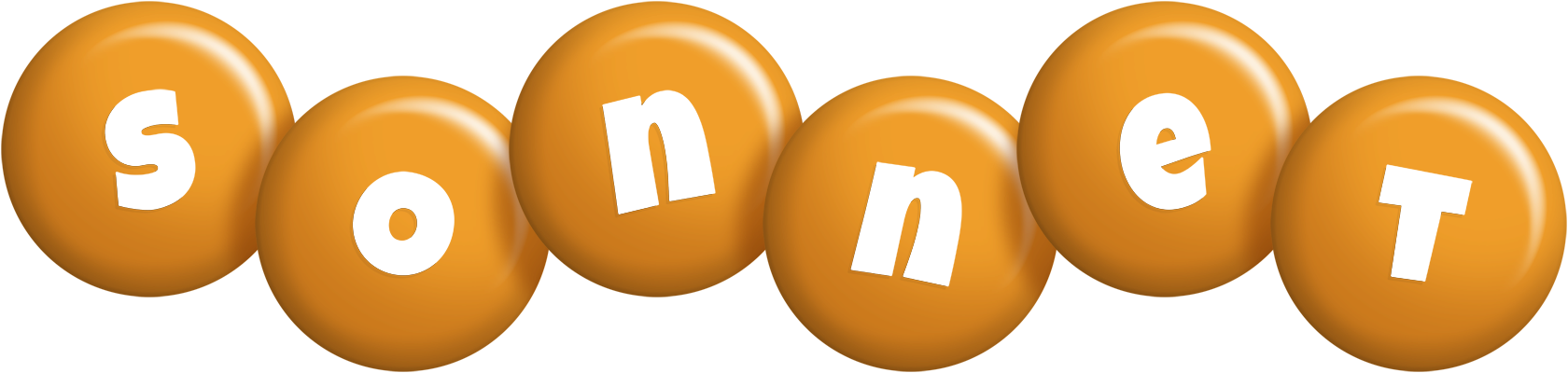 Sonnet candy-orange logo
