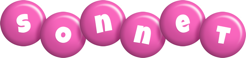 Sonnet candy-pink logo