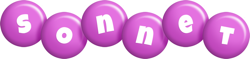 Sonnet candy-purple logo