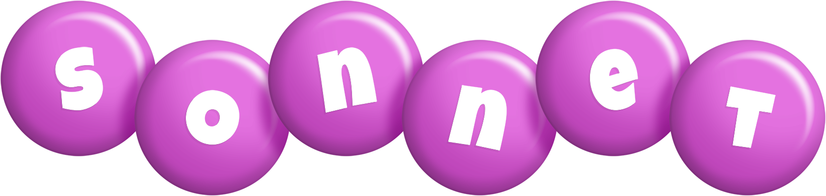 Sonnet candy-purple logo