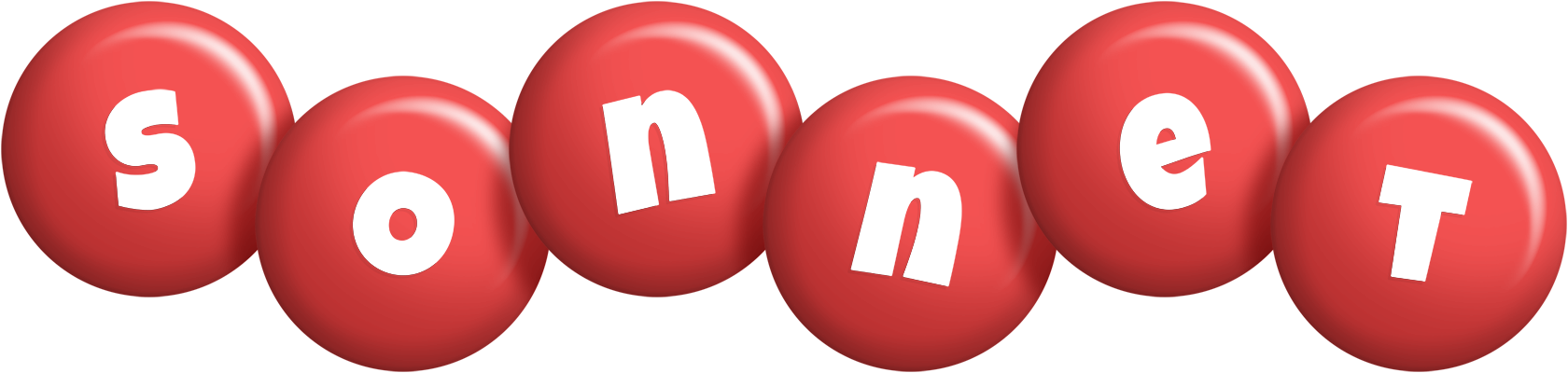 Sonnet candy-red logo
