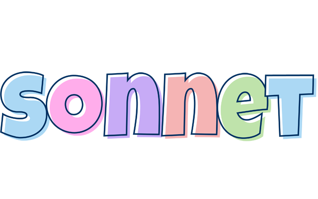Sonnet pastel logo