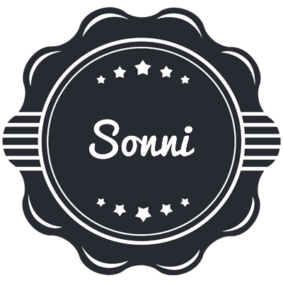 Sonni badge logo