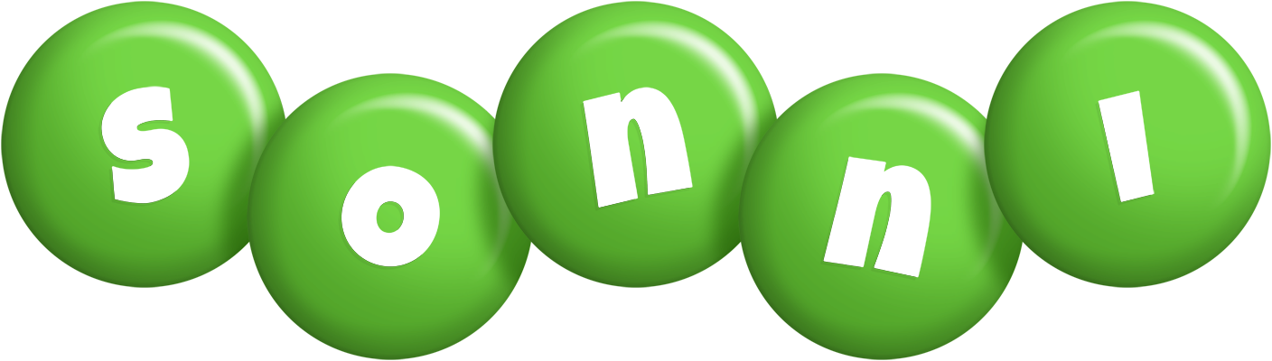 Sonni candy-green logo