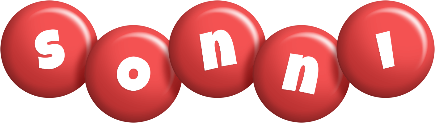 Sonni candy-red logo