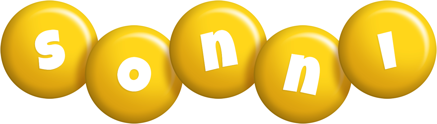 Sonni candy-yellow logo