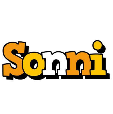Sonni cartoon logo