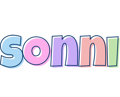 Sonni pastel logo