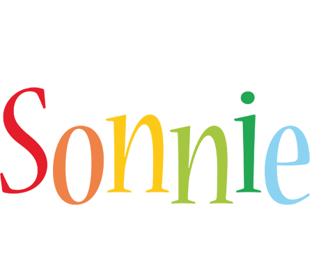 Sonnie birthday logo