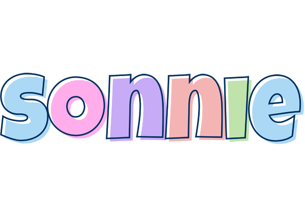 Sonnie pastel logo