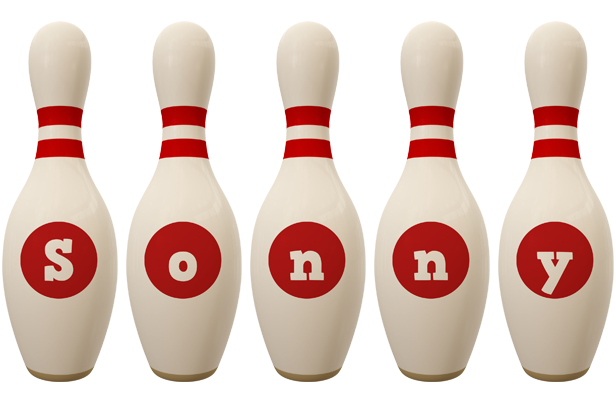 Sonny bowling-pin logo