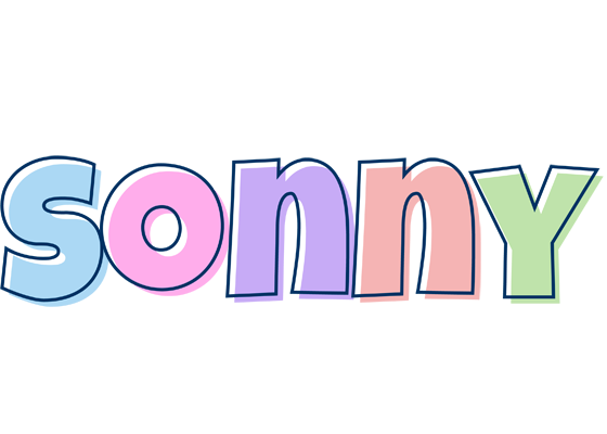 Sonny pastel logo