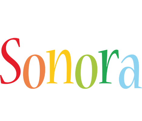 Sonora birthday logo