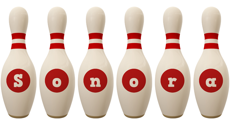 Sonora bowling-pin logo
