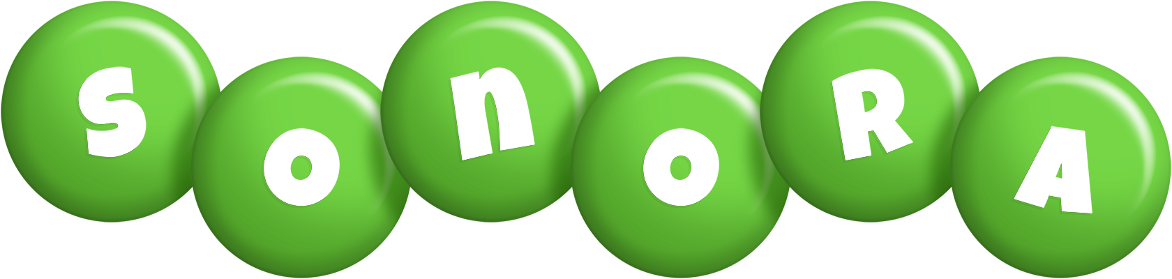 Sonora candy-green logo