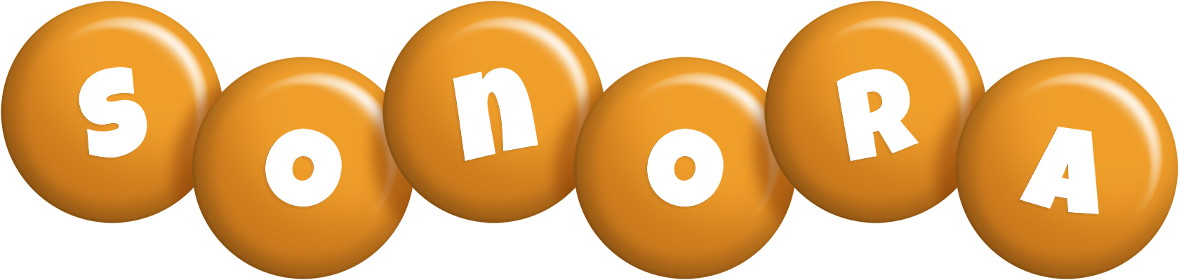 Sonora candy-orange logo
