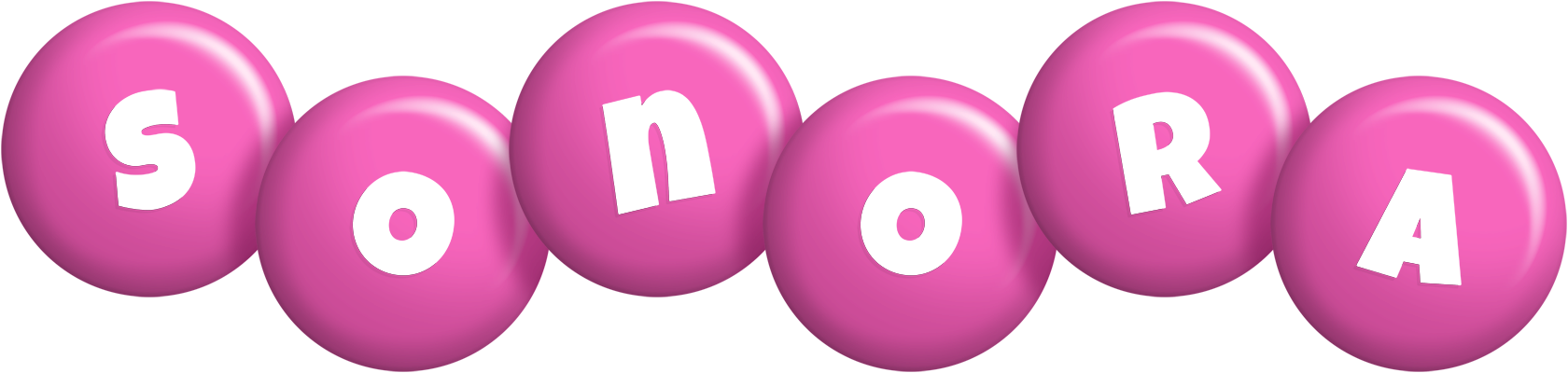 Sonora candy-pink logo
