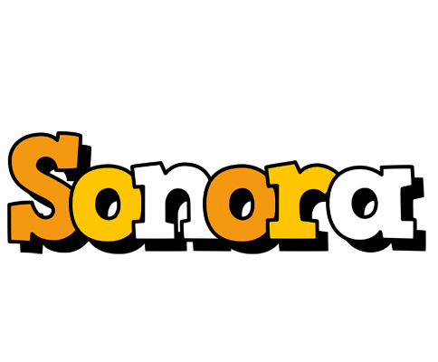 Sonora cartoon logo