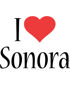 Sonora i-love logo