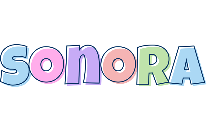 Sonora pastel logo