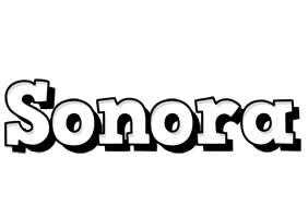 Sonora snowing logo