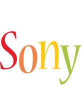 Sony birthday logo