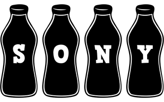 Sony bottle logo