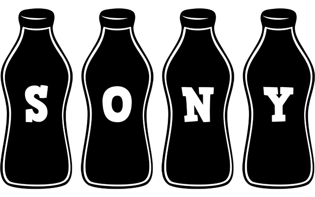 Sony bottle logo