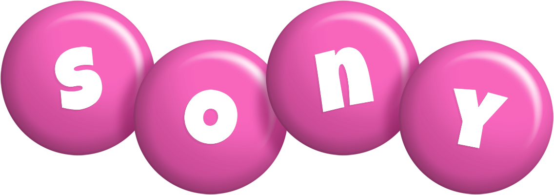 Sony candy-pink logo