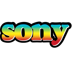 Sony color logo