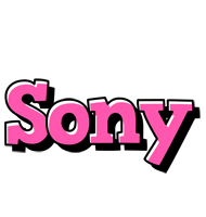 Sony girlish logo