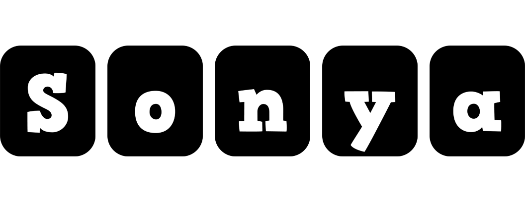 Sonya box logo