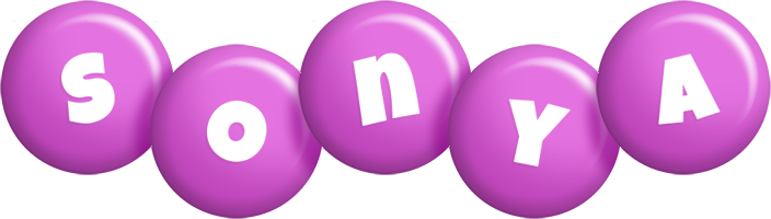 Sonya candy-purple logo