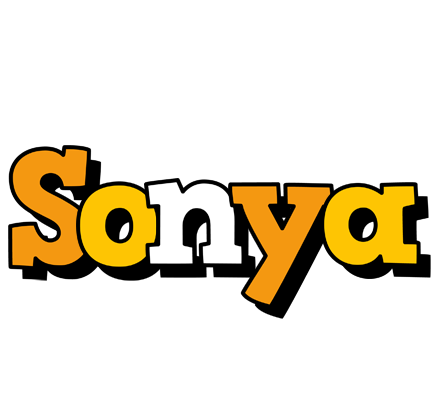 Sonya cartoon logo