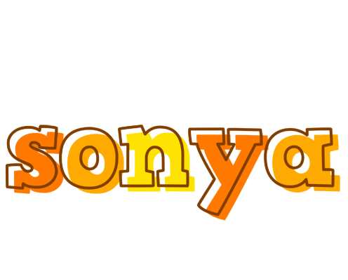 Sonya desert logo