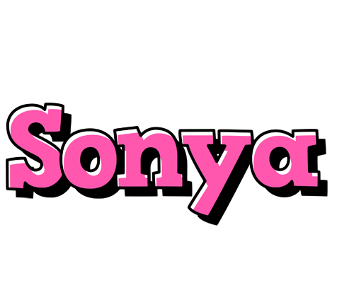 Sonya girlish logo