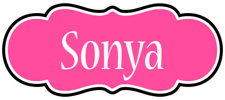 Sonya invitation logo