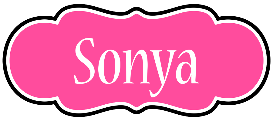 Sonya invitation logo