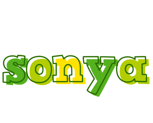 Sonya juice logo