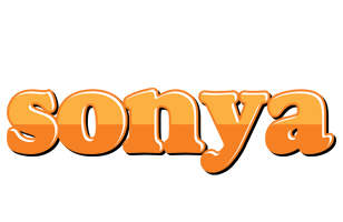 Sonya orange logo