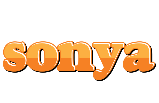 Sonya orange logo