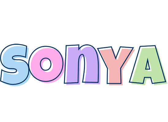 Sonya pastel logo