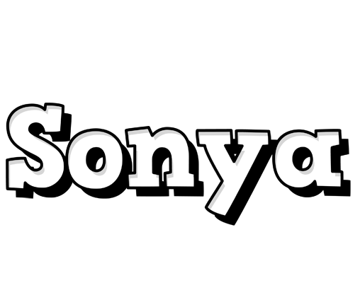 Sonya snowing logo