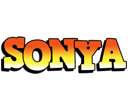Sonya sunset logo