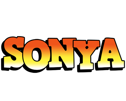 Sonya sunset logo