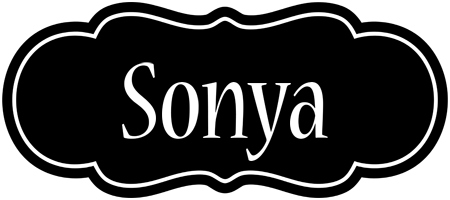 Sonya welcome logo