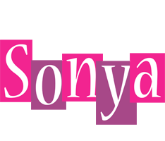Sonya whine logo
